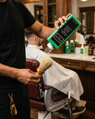 Clb Bay Rum Powder In Use