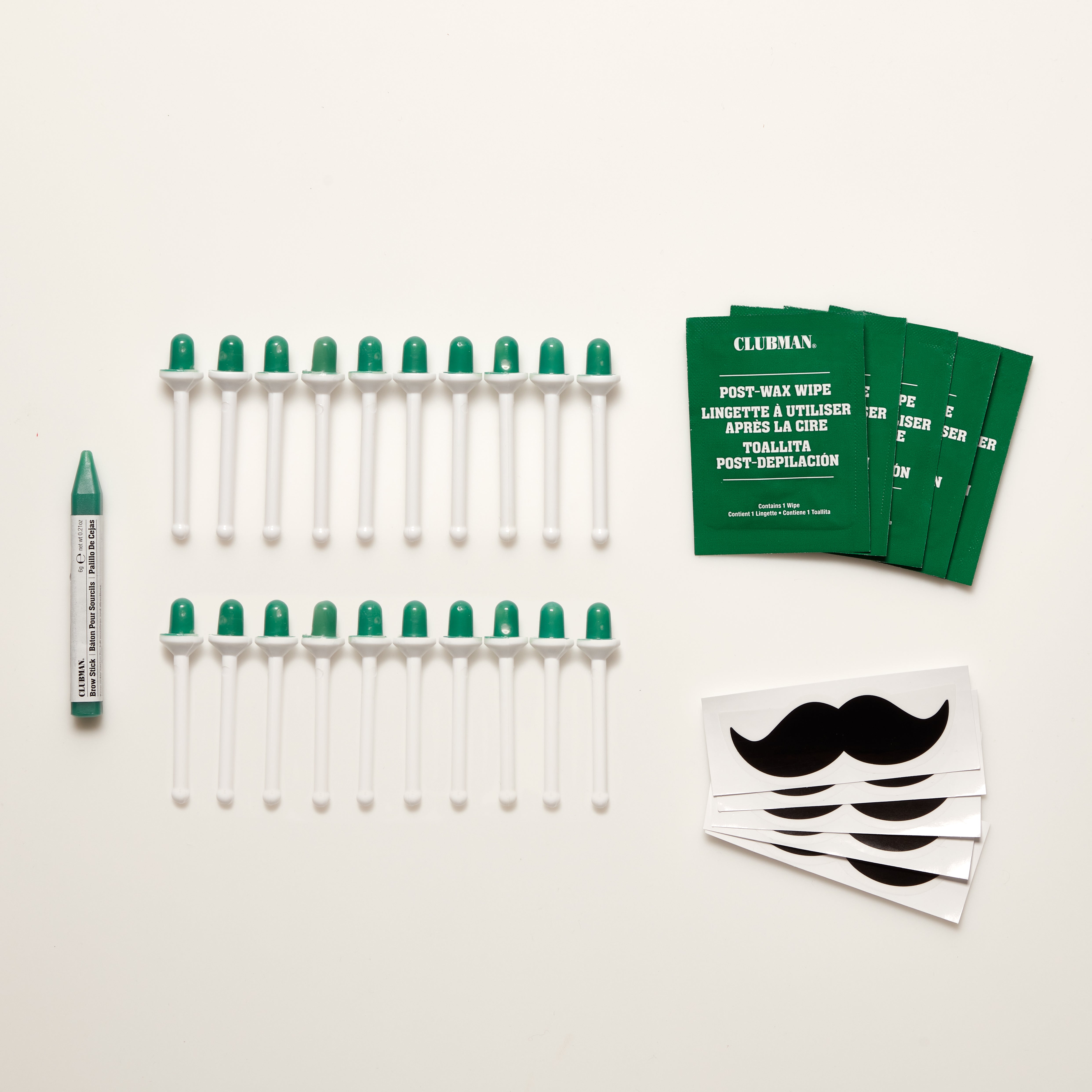 Clubman Manwax outside of packaging on a white background.