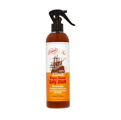 Bottle of Clubman Guzman Virgin Island Bay Rum on a white background