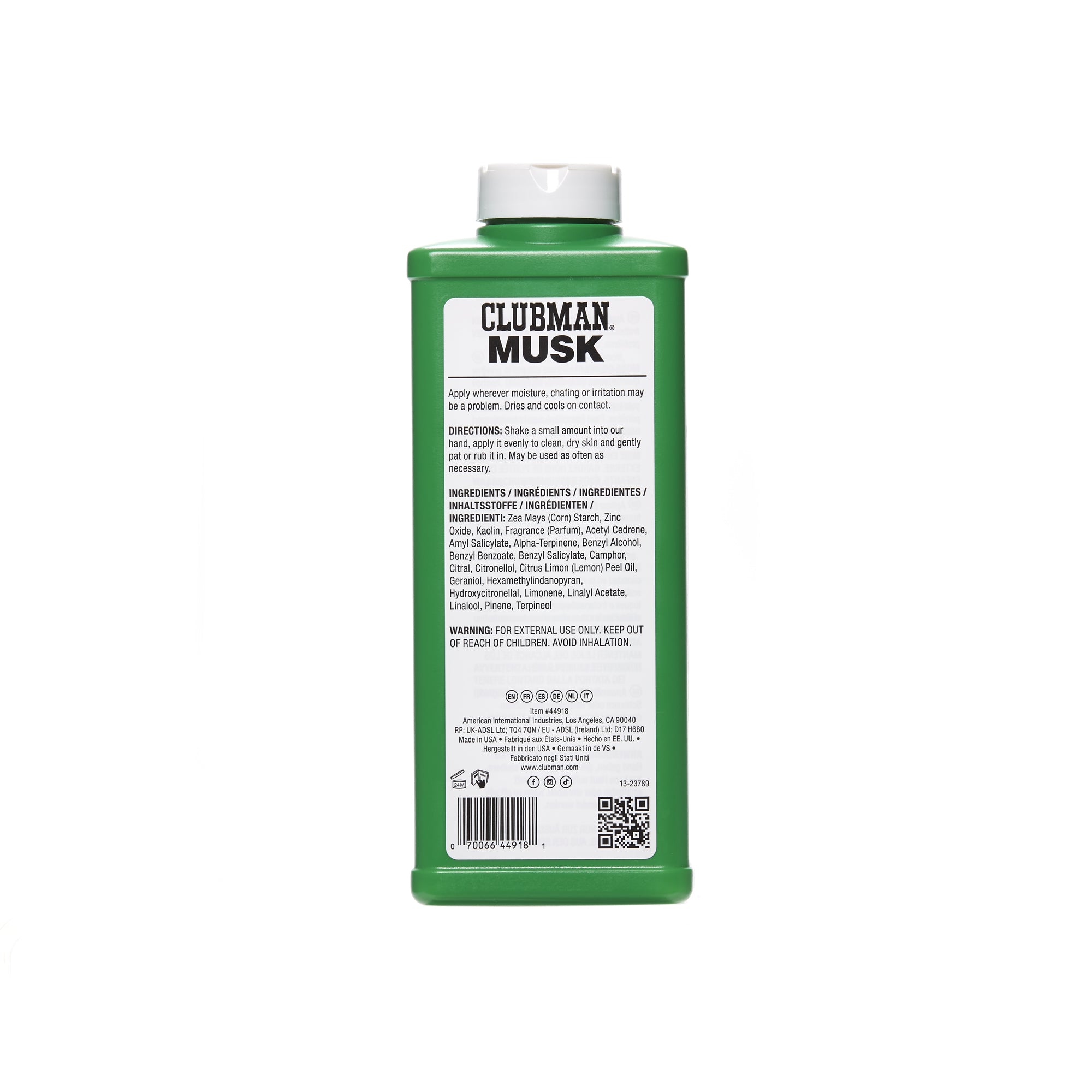 Clb Musk Powder Back