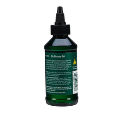 Back of Clubman Bump Repair Gel - Directions and ingredients, designed to prevent and soothe ingrown hairs and razor bumps.