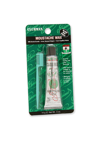 Moustache Wax Black | Strong Hold & Definition – Clubman