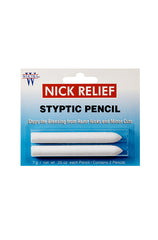 Nick Relief Styptic Pencil Pack – Fast-acting formula to stop bleeding from shaving cuts and minor skin abrasions.