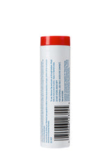 Back view of Woltra Stik Vitamin E with Cocoa Butter 1 oz., showing product details, barcode, and red cap.