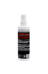 Clubman Supreme Styling & Grooming Spray in an 8 oz. bottle back view, non-aerosol formula for firm hold and conditioning.