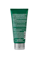 Clubman 2-in-1 Beard Conditioner in a green tube, back view with product details and ingredients.