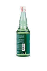 Side view of Clubman Pinaud Beard and Body Wash 16 oz. bottle, highlighting barcode and product label.