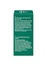 Side view of Clubman Pinaud Shave Brush box, showing product information in multiple languages.