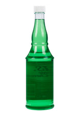Jeris Hair Tonic rear view, showing the signature green liquid and the bottle’s vintage-inspired design.