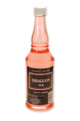 Draggon Noir Eau de Toilette in a striking red bottle, intense fragrance for a confident, long-lasting scent.