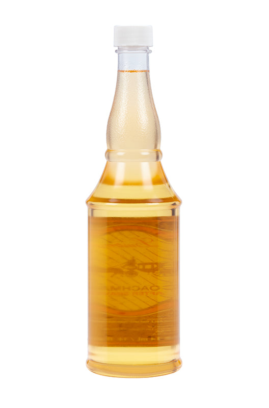 Coachman Aftershave Splash back view in an amber glass bottle, classic barbershop scent with a bold, masculine finish.